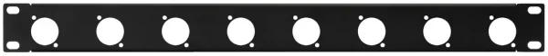 RCP-8732U 1HE-Blende mit Bohrung