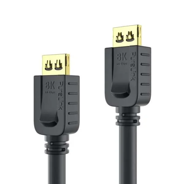 Zertifiziertes 8K Ultra High Speed HDMI Kabel - schwarz, 1.00m