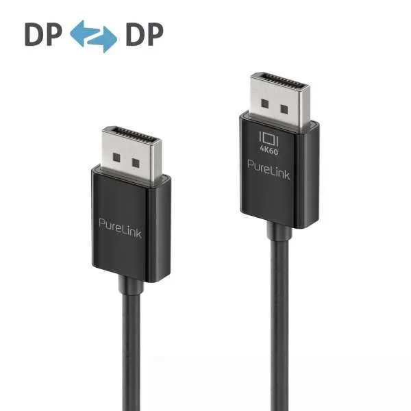 Premium 4K DisplayPort Kabel - 1.50m, schwarz