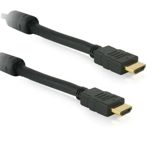 HDSupply Standard Speed HDMI Kabel HQ mit Ethernet, mit Ferrite 15,0m, schwarz