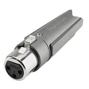 XLR-High End Kabelbuchse m. verg. Kont.