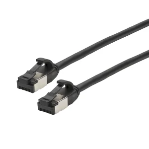 CAT.8.1 SLIM RJ45<>RJ45 schwarz 3,00m