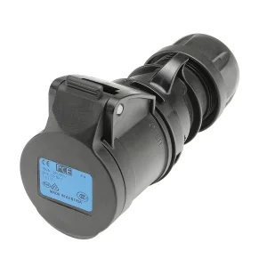 CEE-Kabeldose 3-pol blau, sw. Gehäuse