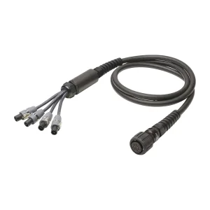L/S Spleisskabel, schwarz,  5,00m