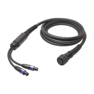 L/S Spleisskabel, schwarz, 10,00m