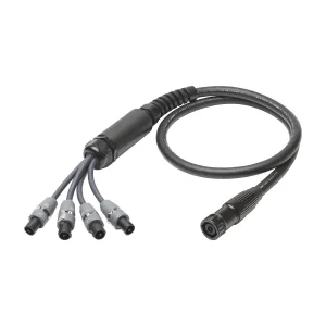 L/S Spleisskabel, schwarz, 20,00m