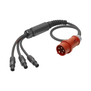 Netzkabelspleiss Titanex, schwarz, 20,00