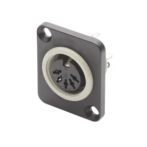 HICON-Midibuchse 5pol D-Flansch