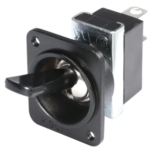 Wippschalter D-Flansch 1polig on/off