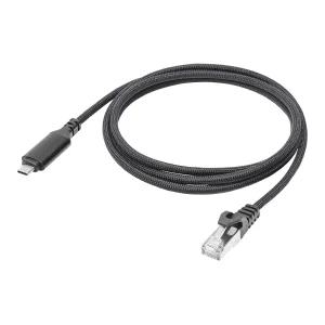 USB 3.2 male C <> RJ45 male 10,0m