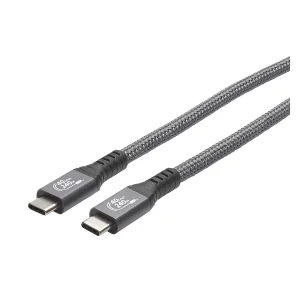 USB 4, Gen 3x2 male C <> male C, 0,5m