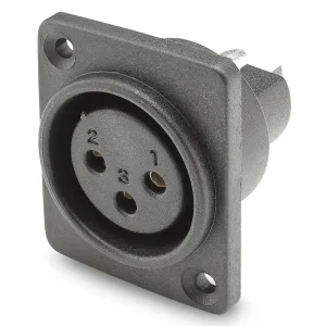 HICON-XLR Einbau MARLIN 3pol female sw