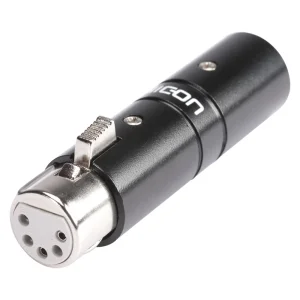 HICON XLR 3pol male <> XLR 5pol female
