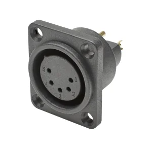 HICON-XLR Einbau MARLIN 5pol female sw