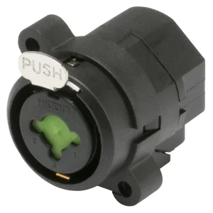 HICON XLR/Klinke Kombi-Einbaubuchse,