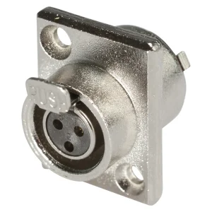HICON-Mini-XLR Einbau-Buchse 3-pol