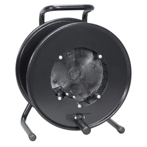 Kabeltrommel mittel aus Metall offen