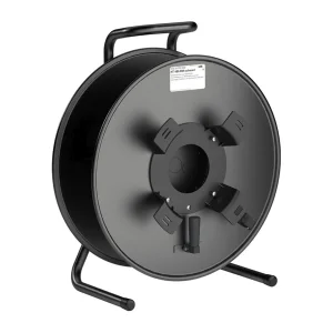 Kabeltrommel mittel aus Metall, mit