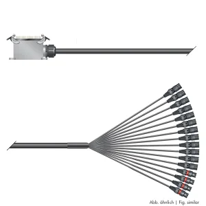 PC Isopod 2x0,22qmm,  3,00m, Spleisskabe