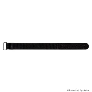 Klettband 20 x 250 mm grün, Metallöse