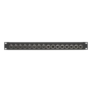 19" Rackpanel für Typ-D, bestückt