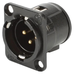 NEUTRIK XLR-Einbaustecker 3polig,