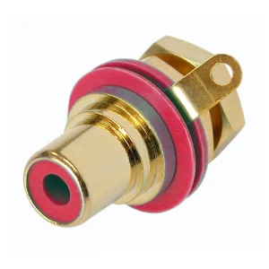 Neutrik RCA/Cincheinbaubuchse rot