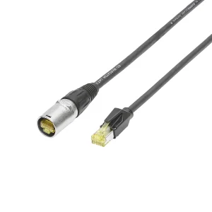 Netzwerkkabel CAT7 PUR, schwarz, 50,00m