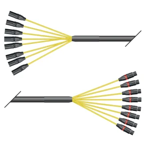 Multicorekabel Pegasus, schwarz,  3,00m