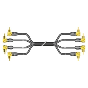 Multicorekabel Quantum, schwarz,  5,00m