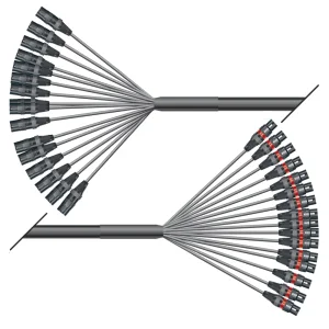 Multicorekabel Quantum, schwarz,  2,00m