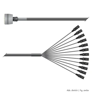 Multicorekabel Quantum, schwarz, 25,00m