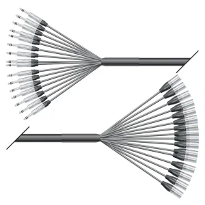 Multicorekabel Quantum, schwarz, 10,00m