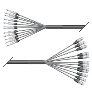 Multicorekabel Quantum, schwarz, 10,00m