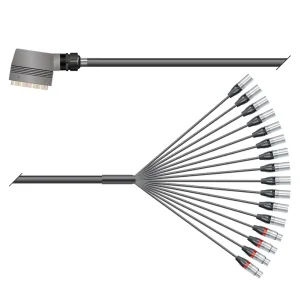 Multicorekabel Quantum, schwarz, 10,00m