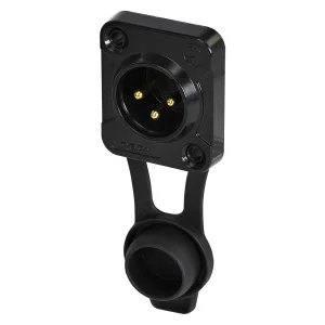 REAN 3-pol XLR-Einbaustecker, IP65