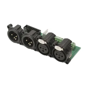 SYSBOXX-Modul 1HE 3BE 2xXLRmale+2xXLRfem