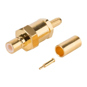 SMB-Kabelstecker Crimpausführung RG174/U