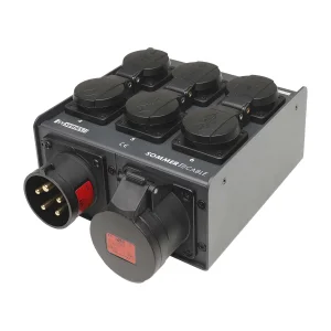 Schukoverteiler 6fach, CEE5 16A