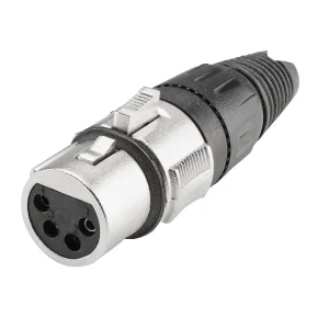 XLR-Kabelbuchse 4-pol
