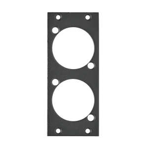 SYSBOXX-Frontblech 2HE 1BE 2xNAC3FPX