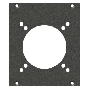 SYSBOXX-Frontblech 2HE 2BE 1xCEE3-16/