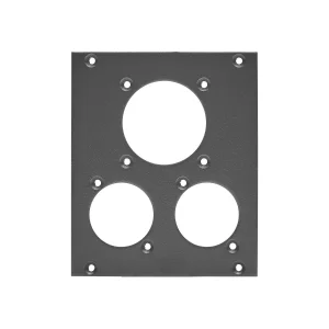 SYSBOXX-Frontblech 2HE 2BE 1xLNL8+2xNL4