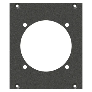 SYSBOXX-Frontblech 2HE 2BE 1xSOCAPEX 19p