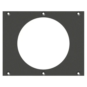 SYSBOXX-Frontblech 2HE 3BE Hohlwanddose