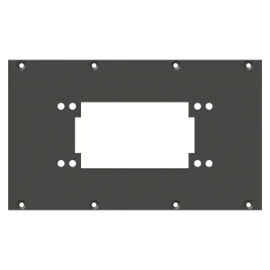 SYSBOXX-Frontblech 2HE 4BE 1xMP06/MP10