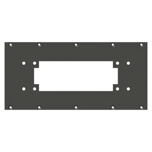 SYSBOXX-Frontblech 2HE 5BE 1xMP16/MP24