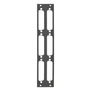 SYSBOXX-Frontblech 4HE 1BE 6xD-SUB25