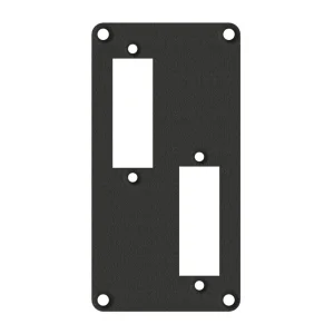 SYPI-Frontblech 2HE 1BE 2xFiber-Combi