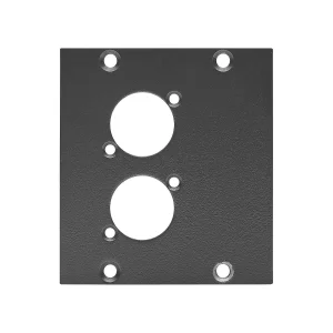 SYSBOXX Seitenblech 2HE 1TE, 2xD-Type